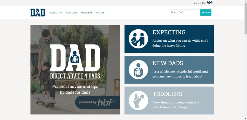 direct advice for dads