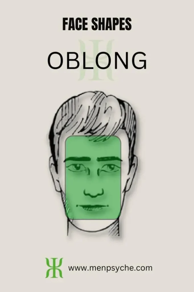 oblong face shape