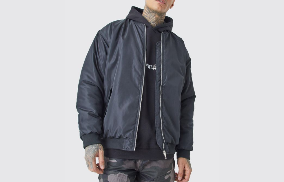 Oversized Bomber Jacket